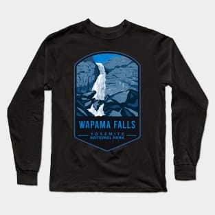 Wapama Falls Yosemite National Park Long Sleeve T-Shirt